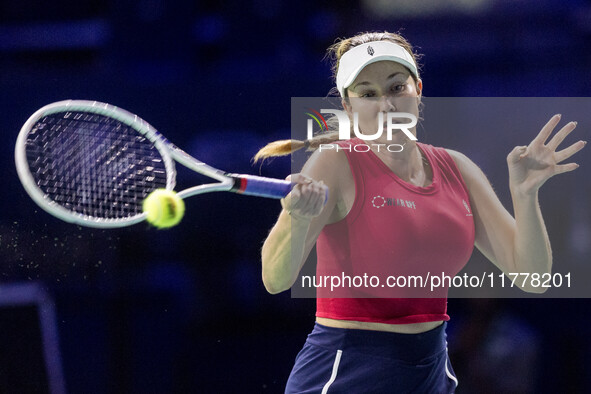 Danielle Collins  during Billie Jean King Cup Finals match Slovakia vs USA in Malaga Spain on 14 November 2024. 