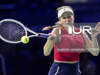 Danielle Collins  during Billie Jean King Cup Finals match Slovakia vs USA in Malaga Spain on 14 November 2024. (