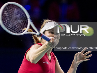 Danielle Collins  during Billie Jean King Cup Finals match Slovakia vs USA in Malaga Spain on 14 November 2024. (