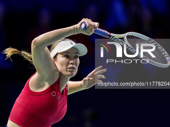 Danielle Collins  during Billie Jean King Cup Finals match Slovakia vs USA in Malaga Spain on 14 November 2024. (