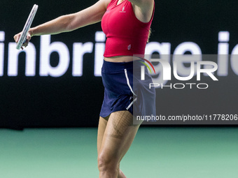 Danielle Collins  during Billie Jean King Cup Finals match Slovakia vs USA in Malaga Spain on 14 November 2024. (