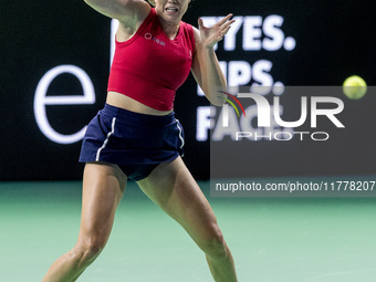 Danielle Collins  during Billie Jean King Cup Finals match Slovakia vs USA in Malaga Spain on 14 November 2024. (