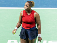 Taylor Townsend  during Billie Jean King Cup Finals match Slovakia vs USA in Malaga Spain on 14 November 2024. (