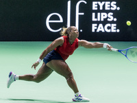 Taylor Townsend  during Billie Jean King Cup Finals match Slovakia vs USA in Malaga Spain on 14 November 2024. (