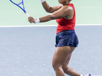 Taylor Townsend  during Billie Jean King Cup Finals match Slovakia vs USA in Malaga Spain on 14 November 2024. (