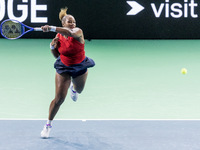 Taylor Townsend  during Billie Jean King Cup Finals match Slovakia vs USA in Malaga Spain on 14 November 2024. (