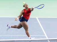 Taylor Townsend  during Billie Jean King Cup Finals match Slovakia vs USA in Malaga Spain on 14 November 2024. (