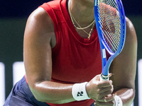 Taylor Townsend  during Billie Jean King Cup Finals match Slovakia vs USA in Malaga Spain on 14 November 2024. (