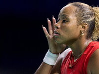 Taylor Townsend  during Billie Jean King Cup Finals match Slovakia vs USA in Malaga Spain on 14 November 2024. (