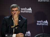 Chief Technology Officer at Meo, Jose Pedro Nascimento, attends the third and last day of Web Summit in Lisbon, Portugal, on November 14, 20...