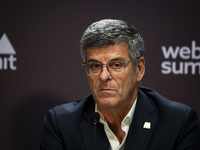 Chief Technology Officer at Meo, Jose Pedro Nascimento, attends the third and last day of Web Summit in Lisbon, Portugal, on November 14, 20...