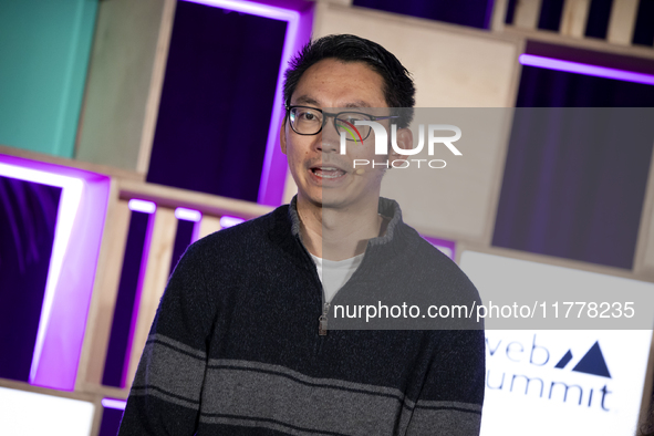 Partner at Lowercarbon Capital, Shawn Xu, attends the third and last day of Web Summit in Lisbon, Portugal, on November 14, 2024. The larges...