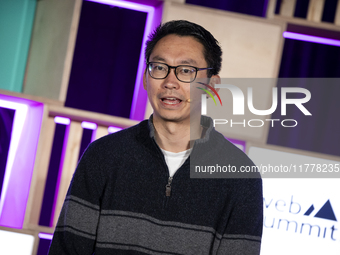 Partner at Lowercarbon Capital, Shawn Xu, attends the third and last day of Web Summit in Lisbon, Portugal, on November 14, 2024. The larges...