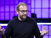 Co-founder of Veja, Sebastien Kopp, attends the third and last day of Web Summit in Lisbon, Portugal, on November 14, 2024. The largest tech...