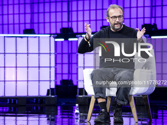 Co-founder of Veja, Sebastien Kopp, attends the third and last day of Web Summit in Lisbon, Portugal, on November 14, 2024. The largest tech...