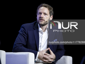 The CEO of FREENOW, Thomas Zimmermann, attends the third and last day of the Web Summit in Lisbon, Portugal, on November 14, 2024. The large...