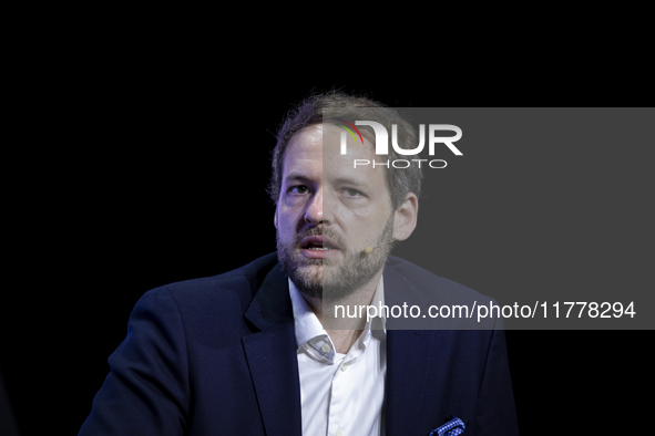 The CEO of FREENOW, Thomas Zimmermann, attends the third and last day of the Web Summit in Lisbon, Portugal, on November 14, 2024. The large...