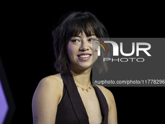 Senior Advisor at Fossil Fuel Treaty, Tori Tsui, attends the third and last day of Web Summit in Lisbon, Portugal, on November 14, 2024. The...