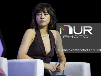 Senior Advisor at Fossil Fuel Treaty, Tori Tsui, attends the third and last day of Web Summit in Lisbon, Portugal, on November 14, 2024. The...