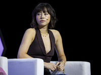 Senior Advisor at Fossil Fuel Treaty, Tori Tsui, attends the third and last day of Web Summit in Lisbon, Portugal, on November 14, 2024. The...