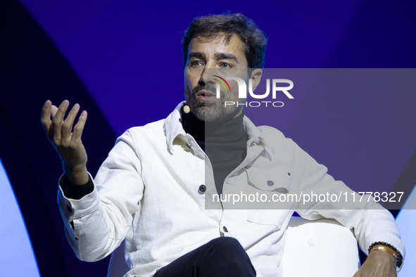 Actor and Creative Producer Ricardo Pereira attends the third and last day of Web Summit in Lisbon, Portugal, on November 14, 2024. The larg...