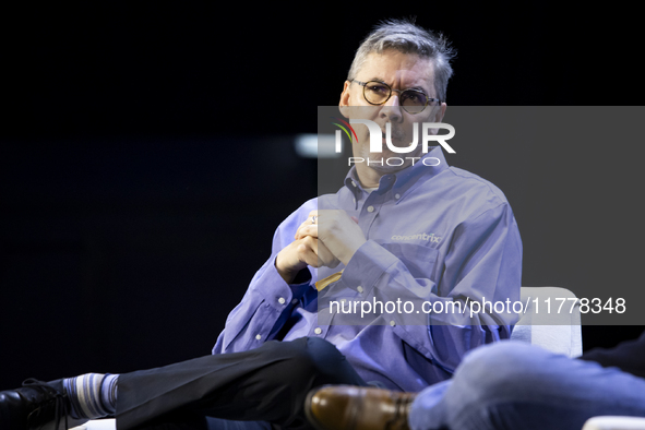 The CEO of Concentrix, Chris Caldwell, attends the third and last day of the Web Summit in Lisbon, Portugal, on November 14, 2024. The large...