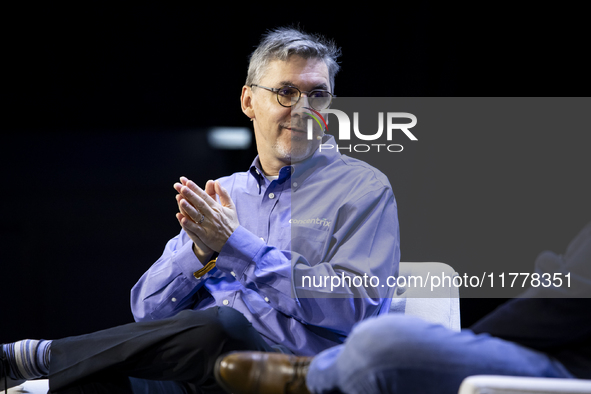 The CEO of Concentrix, Chris Caldwell, attends the third and last day of the Web Summit in Lisbon, Portugal, on November 14, 2024. The large...