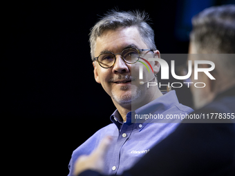 The CEO of Concentrix, Chris Caldwell, attends the third and last day of the Web Summit in Lisbon, Portugal, on November 14, 2024. The large...