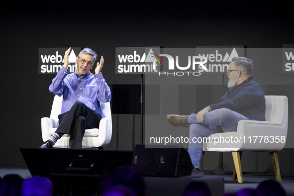 The CEO of Concentrix, Chris Caldwell, attends the third and last day of the Web Summit in Lisbon, Portugal, on November 14, 2024. The large...