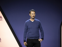 Chief Growth and Marketing Officer and partner at Revolut, Antoine Le Nel, attends the third and last day of Web Summit in Lisbon, Portugal,...