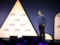 Chief Growth and Marketing Officer and partner at Revolut, Antoine Le Nel, attends the third and last day of Web Summit in Lisbon, Portugal,...