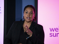 Human Rights Anais Tobalagba attends the third and last day of Web Summit in Lisbon, Portugal, on November 14, 2024. The largest technology...