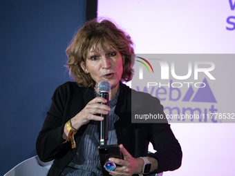 Secretary General at Amnesty International, Agnes Callamard, attends the third and last day of Web Summit in Lisbon, Portugal, on November 1...