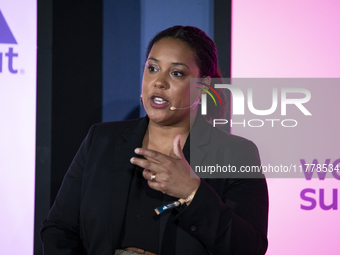 Human Rights Anais Tobalagba attends the third and last day of Web Summit in Lisbon, Portugal, on November 14, 2024. The largest technology...