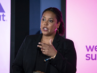 Human Rights Anais Tobalagba attends the third and last day of Web Summit in Lisbon, Portugal, on November 14, 2024. The largest technology...