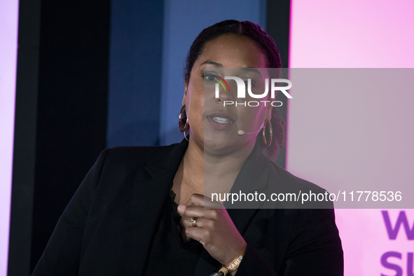 Human Rights Anais Tobalagba attends the third and last day of Web Summit in Lisbon, Portugal, on November 14, 2024. The largest technology...