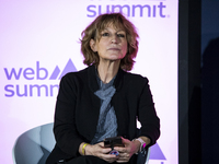 Secretary General at Amnesty International, Agnes Callamard, attends the third and last day of Web Summit in Lisbon, Portugal, on November 1...