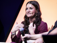 Kate Brady, Global Head of Creative and Content Transformation at PepsiCo, Inc, attends the third and last day of Web Summit in Lisbon, Port...