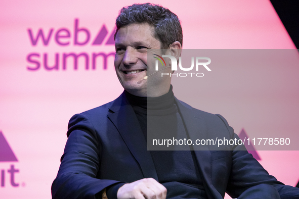 Chief Omnichannel and Data Officer at LVMH Moet Hennessy Louis Vuitton, Gonzague de Pirey, attends the third and last day of Web Summit in L...