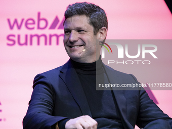 Chief Omnichannel and Data Officer at LVMH Moet Hennessy Louis Vuitton, Gonzague de Pirey, attends the third and last day of Web Summit in L...