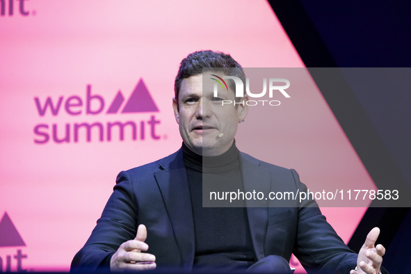 Chief Omnichannel and Data Officer at LVMH Moet Hennessy Louis Vuitton, Gonzague de Pirey, attends the third and last day of Web Summit in L...