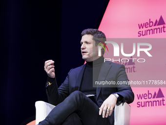 Chief Omnichannel and Data Officer at LVMH Moet Hennessy Louis Vuitton, Gonzague de Pirey, attends the third and last day of Web Summit in L...