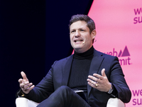 Chief Omnichannel and Data Officer at LVMH Moet Hennessy Louis Vuitton, Gonzague de Pirey, attends the third and last day of Web Summit in L...