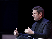 Chief Omnichannel and Data Officer at LVMH Moet Hennessy Louis Vuitton, Gonzague de Pirey, attends the third and last day of Web Summit in L...