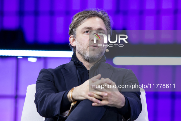 CEO at Toptal, Taso Du Val, attends the third and last day of Web Summit in Lisbon, Portugal, on November 14, 2024. The largest technology c...