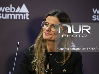 Galp Global Head of Innovation Ana Casaca attends the third and last day of Web Summit in Lisbon, Portugal, on November 14, 2024. The larges...