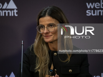 Galp Global Head of Innovation Ana Casaca attends the third and last day of Web Summit in Lisbon, Portugal, on November 14, 2024. The larges...