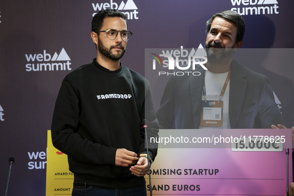 Web Summit Head of Startups and Investors Ricardo Lima, CEO at Startup Portugal Antonio Dias Martins, Galp Global Head of Innovation Ana Cas...