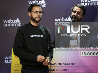 Web Summit Head of Startups and Investors Ricardo Lima, CEO at Startup Portugal Antonio Dias Martins, Galp Global Head of Innovation Ana Cas...