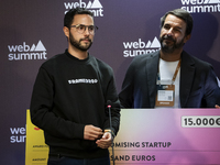 Web Summit Head of Startups and Investors Ricardo Lima, CEO at Startup Portugal Antonio Dias Martins, Galp Global Head of Innovation Ana Cas...